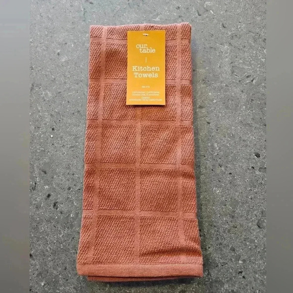 Our Table Everyday Solid Dish Cloths In Terracotta(Set Of 2) - Picture 2 of 3